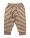 A Brown Sweatpants from Mides in size 6-12M for girl. (Back View)