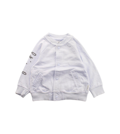 A Grey Lightweight Jackets from Mides in size 12-18M for neutral. (Front View)