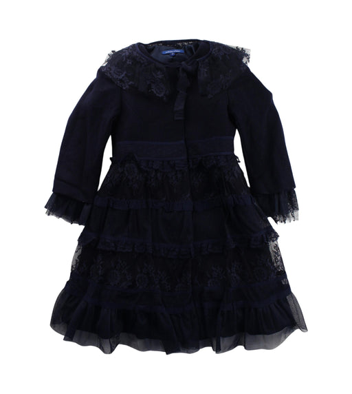 A Blue Long Sleeve Dresses from Nicholas & Bears in size 3T for girl. (Front View)