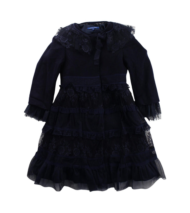 A Blue Long Sleeve Dresses from Nicholas & Bears in size 3T for girl. (Front View)