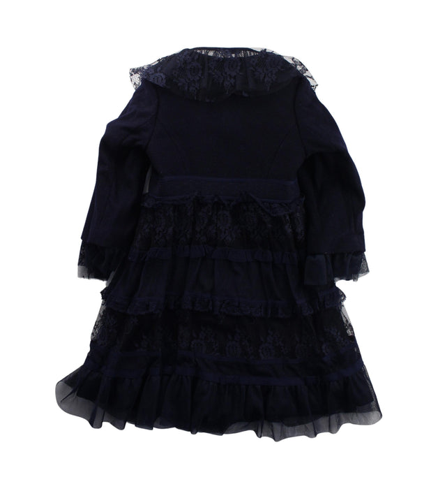 A Blue Long Sleeve Dresses from Nicholas & Bears in size 3T for girl. (Back View)