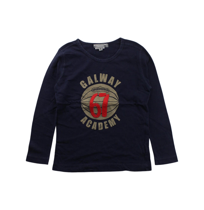 A Blue Long Sleeve T Shirts from Bonpoint in size 3T for boy. (Front View)