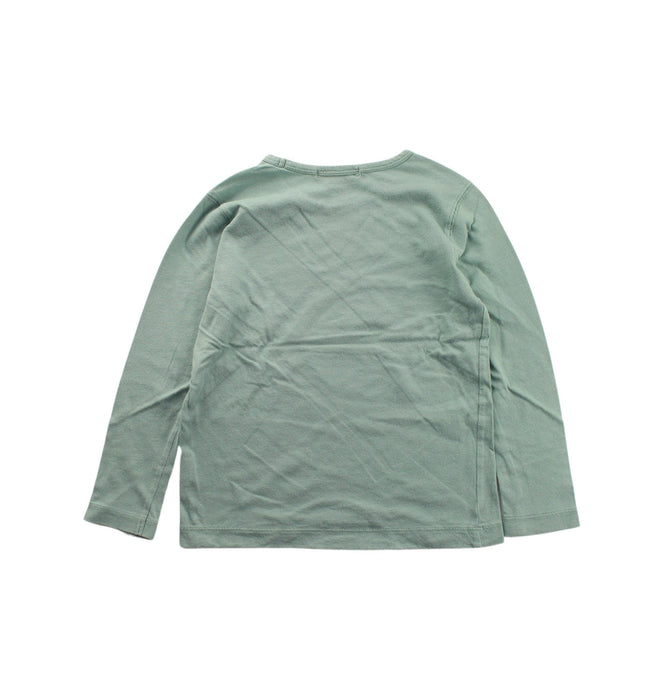 A Green Long Sleeve T Shirts from Bonpoint in size 3T for boy. (Back View)