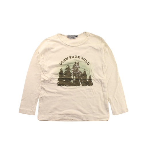 A White Long Sleeve T Shirts from Bonpoint in size 3T for boy. (Front View)