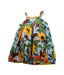 A Blue Sleeveless Dresses from Nanos in size 5T for girl. (Back View)