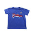 A Blue Short Sleeve T Shirts from Moncler in size 2T for boy. (Front View)