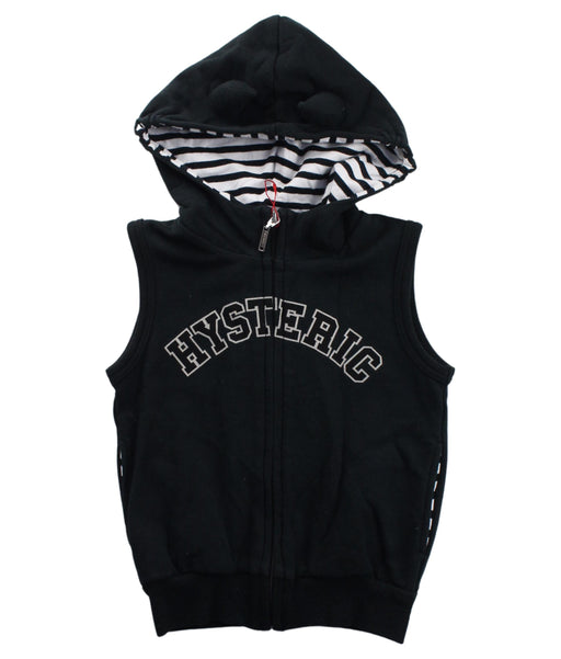 A Black Outerwear Vests from Hysteric Mini in size 18-24M for boy. (Front View)