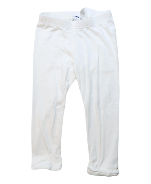 A White Leggings from Janie & Jack in size 3T for neutral. (Front View)