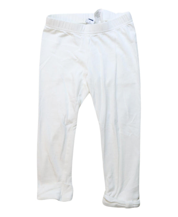 A White Leggings from Janie & Jack in size 3T for neutral. (Front View)