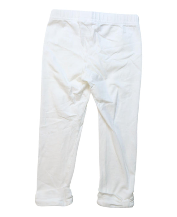 A White Leggings from Janie & Jack in size 3T for neutral. (Back View)