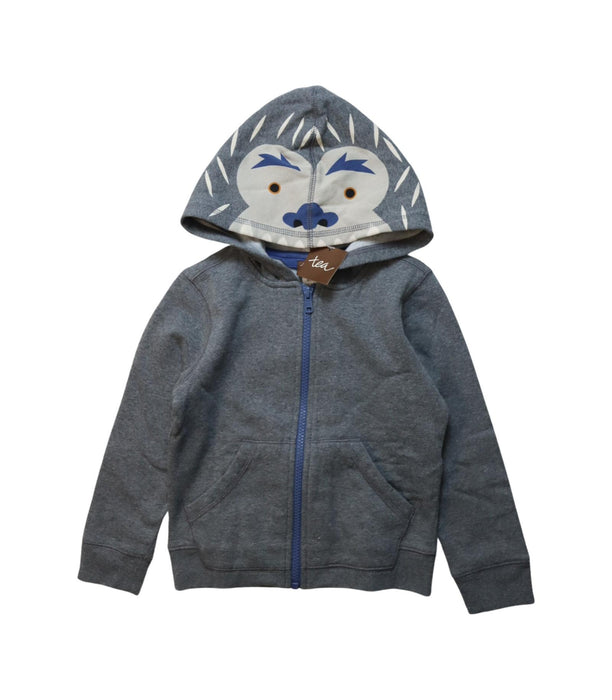 A Multicolour Zippered Sweatshirts from Tea in size 3T for boy. (Front View)