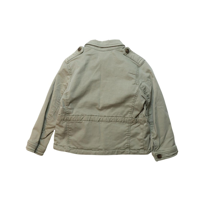 A Grey Lightweight Jackets from Bonpoint in size 3T for boy. (Back View)