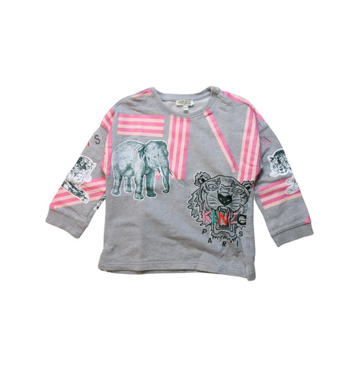 A Multicolour Crewneck Sweatshirts from Kenzo in size 4T for girl. (Front View)