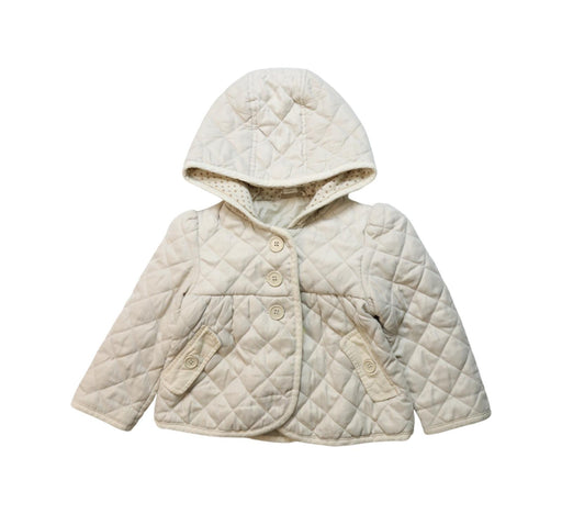 A Ivory Puffer/Quilted Coats & Outerwear from Monsoon in size 6-12M for girl. (Front View)