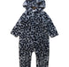 A Black Snowsuits from Molo in size 12-18M for girl. (Front View)