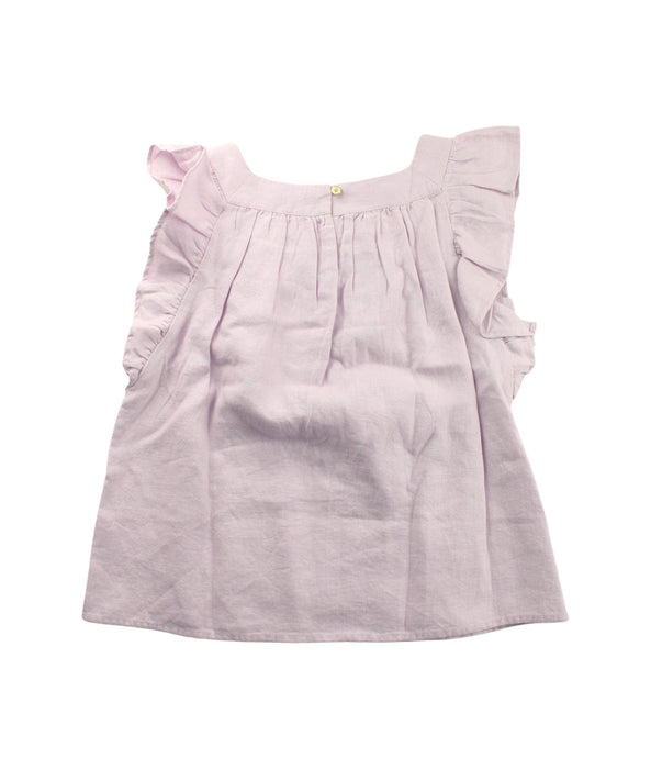 A White Short Sleeve Tops from Crewcuts in size 10Y for girl. (Back View)