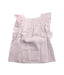 A White Short Sleeve Tops from Crewcuts in size 10Y for girl. (Back View)