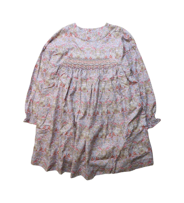 A Multicolour Long Sleeve Dresses from Bonpoint in size 8Y for girl. (Front View)