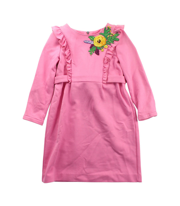 Pink Gucci Long Sleeve Dress 5T Retykle Pink Gucci Long Sleeve Dress 5T Retykle