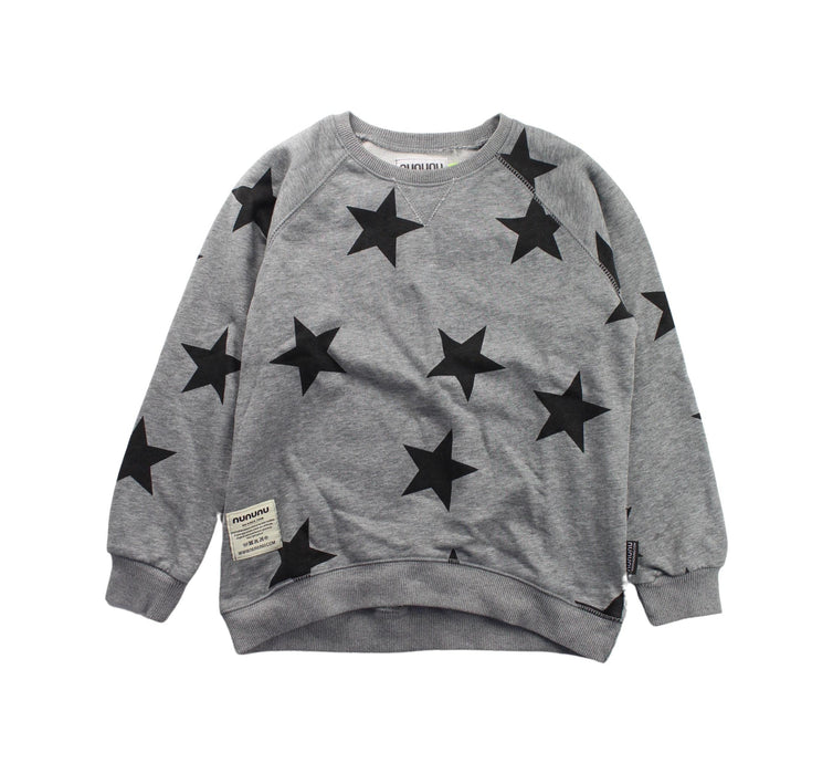 A Black Crewneck Sweatshirts from Nununu in size 6T for neutral. (Front View)