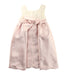 A White Sleeveless Dresses from Monsoon in size 2T for girl. (Back View)