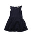 A Blue Short Sleeve Dresses from Armani in size 6T for girl. (Front View)