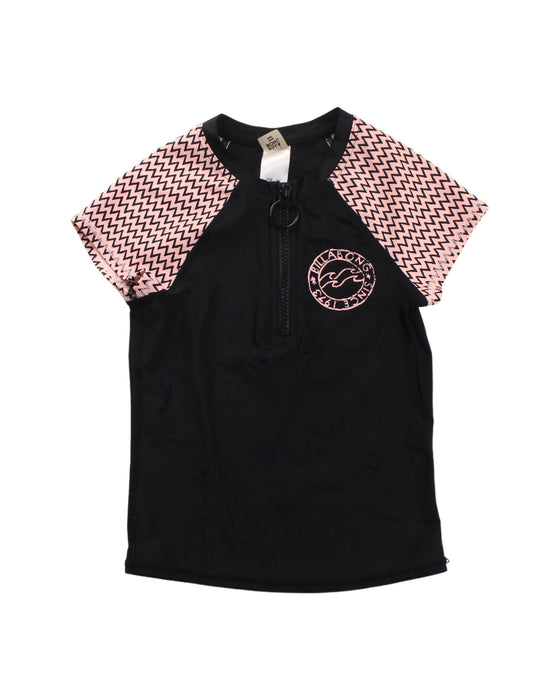 A Black Short Sleeve T Shirts from Billabong in size 6T for girl. (Front View)