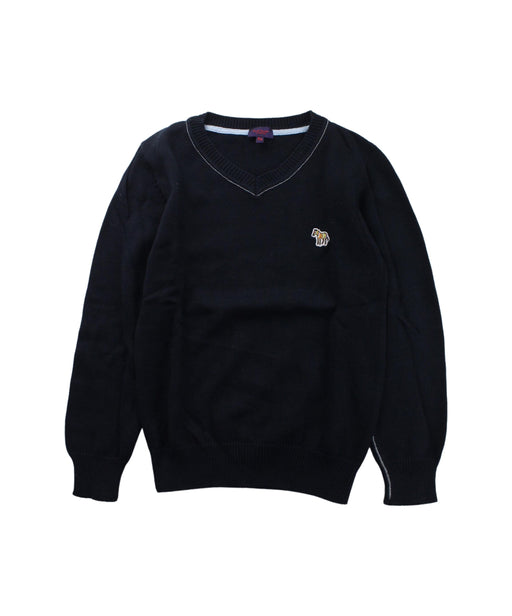 A Navy Knit Sweaters from Paul Smith in size 8Y for boy. (Front View)