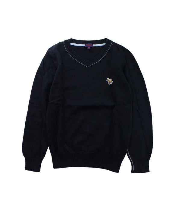 A Navy Knit Sweaters from Paul Smith in size 8Y for boy. (Front View)