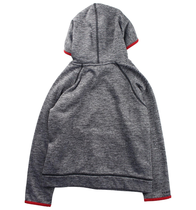 A Grey Hooded Sweatshirts from Under Armour in size 8Y for boy. (Back View)