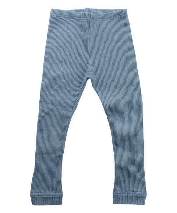 A Blue Leggings from Petit Bateau in size 3T for girl. (Front View)