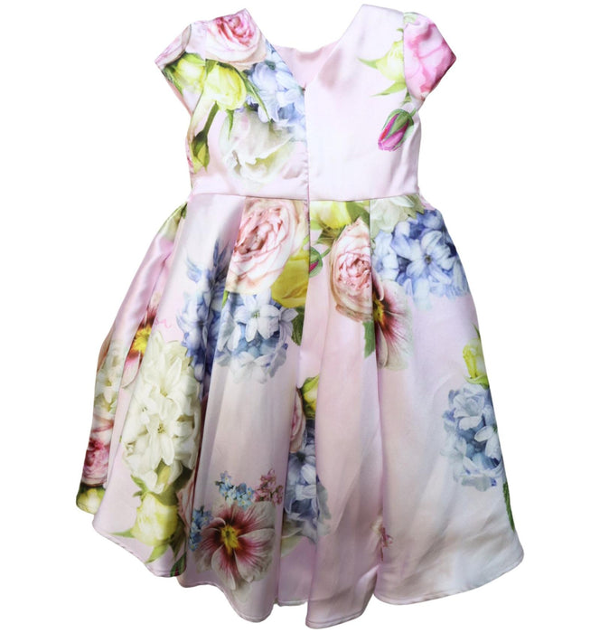 A Multicolour Short Sleeve Dresses from Monnalisa in size 6T for girl. (Back View)