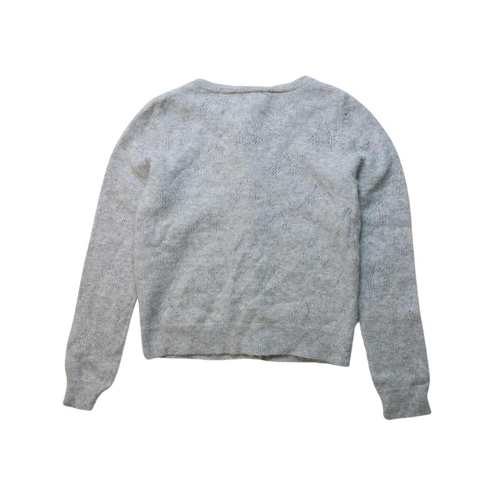 A Red Cardigans from Bonpoint in size 8Y for neutral. (Back View)