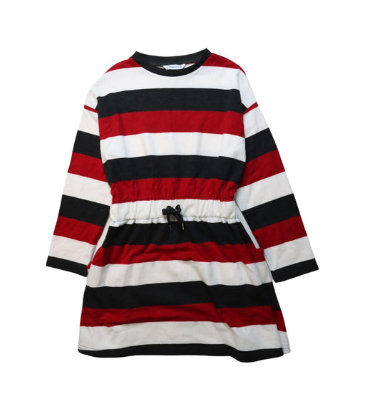 A Multicolour Long Sleeve Dresses from Mayoral in size 7Y for girl. (Front View)