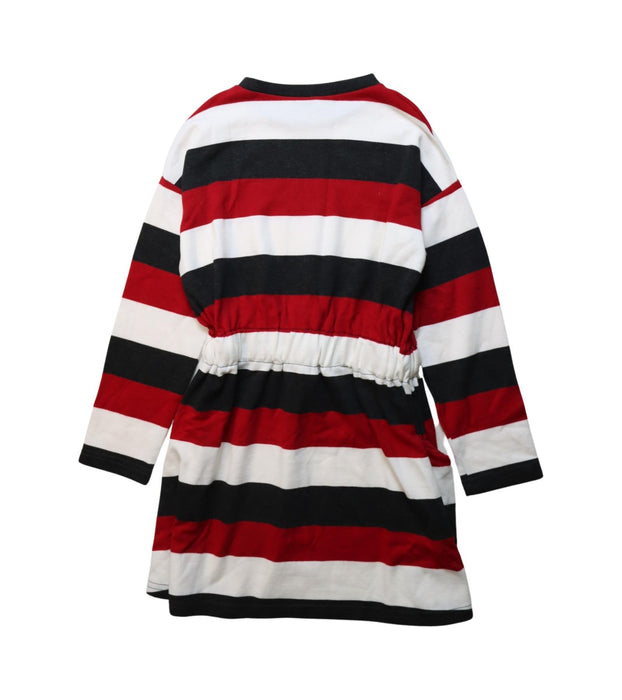 A Multicolour Long Sleeve Dresses from Mayoral in size 7Y for girl. (Back View)