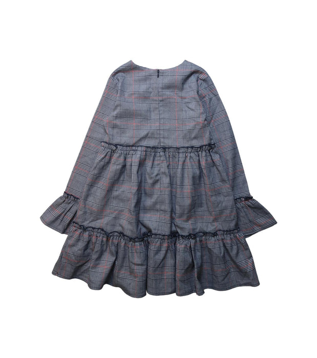 A Multicolour Long Sleeve Dresses from Mayoral in size 7Y for girl. (Back View)