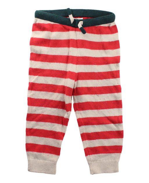 A Red Sweatpants from Boden in size 12-18M for girl. (Front View)