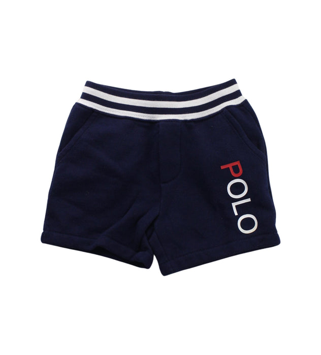 A Blue Shorts from Ralph Lauren in size 6-12M for boy. (Front View)