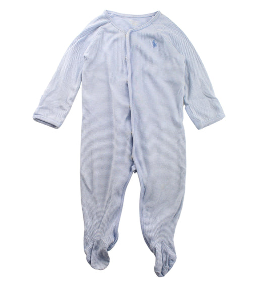 A Blue Onesies from Ralph Lauren in size 6-12M for boy. (Front View)