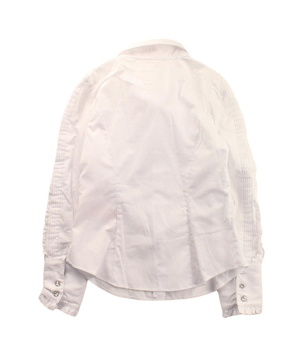 A White Long Sleeve Shirts from Nicholas & Bears in size 8Y for girl. (Back View)