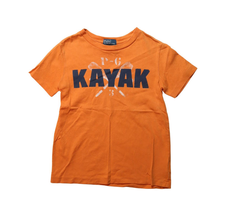 A Multicolour Short Sleeve T Shirts from Polo Ralph Lauren in size 6T for boy. (Front View)