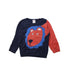 A Multicolour Crewneck Sweatshirts from Seed in size 18-24M for boy. (Front View)