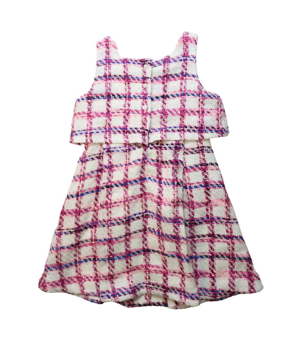 A Multicolour Sleeveless Dresses from Janie & Jack in size 6T for girl. (Back View)