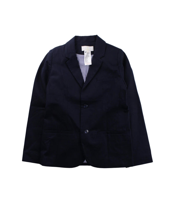 A Blue Blazers from Jacadi in size 10Y for boy. (Front View)