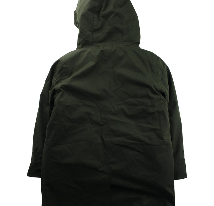 A Green Coats from Jacadi in size 8Y for boy. (Back View)