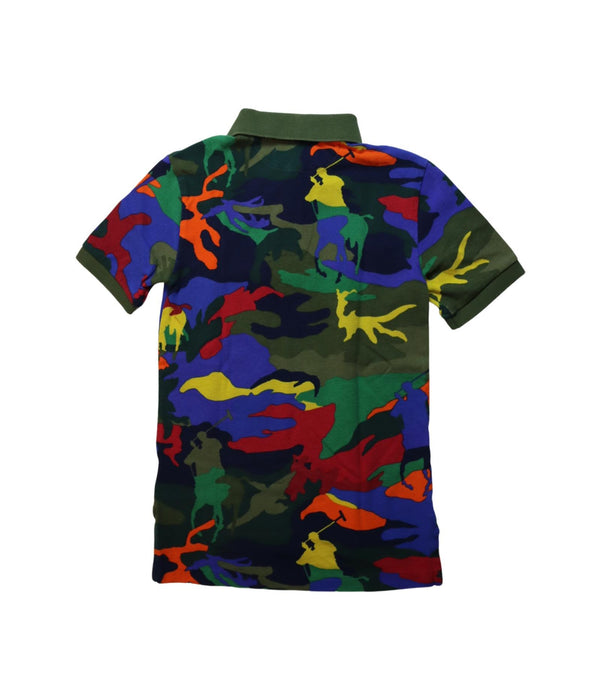A Multicolour Short Sleeve Polos from Polo Ralph Lauren in size 8Y for boy. (Back View)