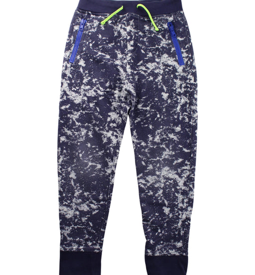 A Blue Sweatpants from Crewcuts in size 7Y for girl. (Front View)