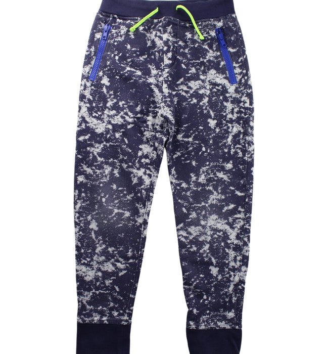 A Blue Sweatpants from Crewcuts in size 7Y for girl. (Front View)