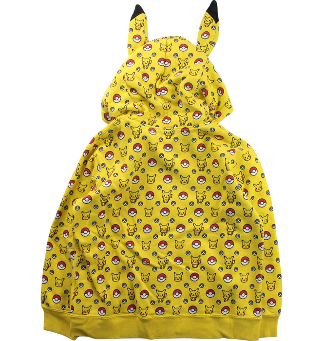 A Yellow Zippered Sweatshirts from BAPE KIDS in size 7Y for neutral. (Back View)