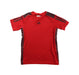 A Red Short Sleeve T Shirts from Adidas in size 7Y for boy. (Front View)